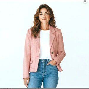 CAbi Amelia Light Pink Blazer Size M